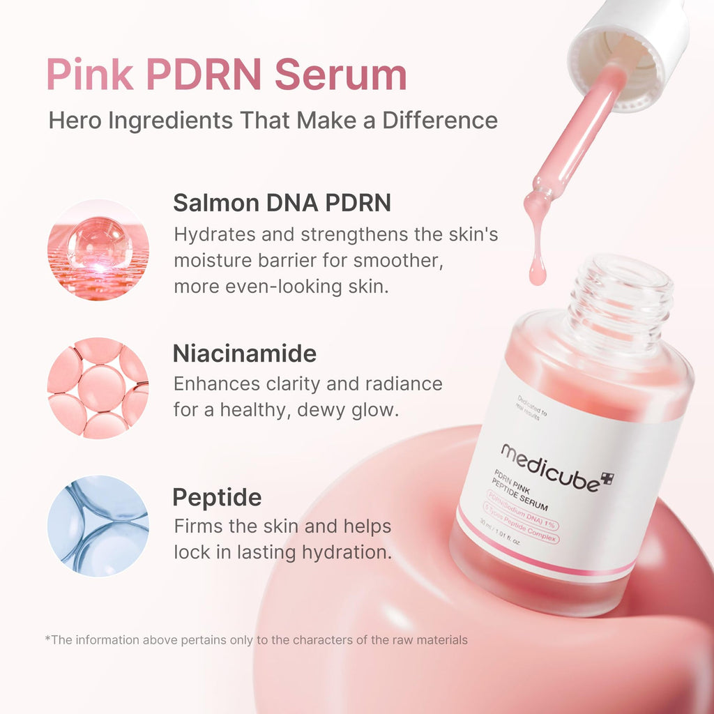 Medicube Salmon DNA PDRN Pink Peptide Serum