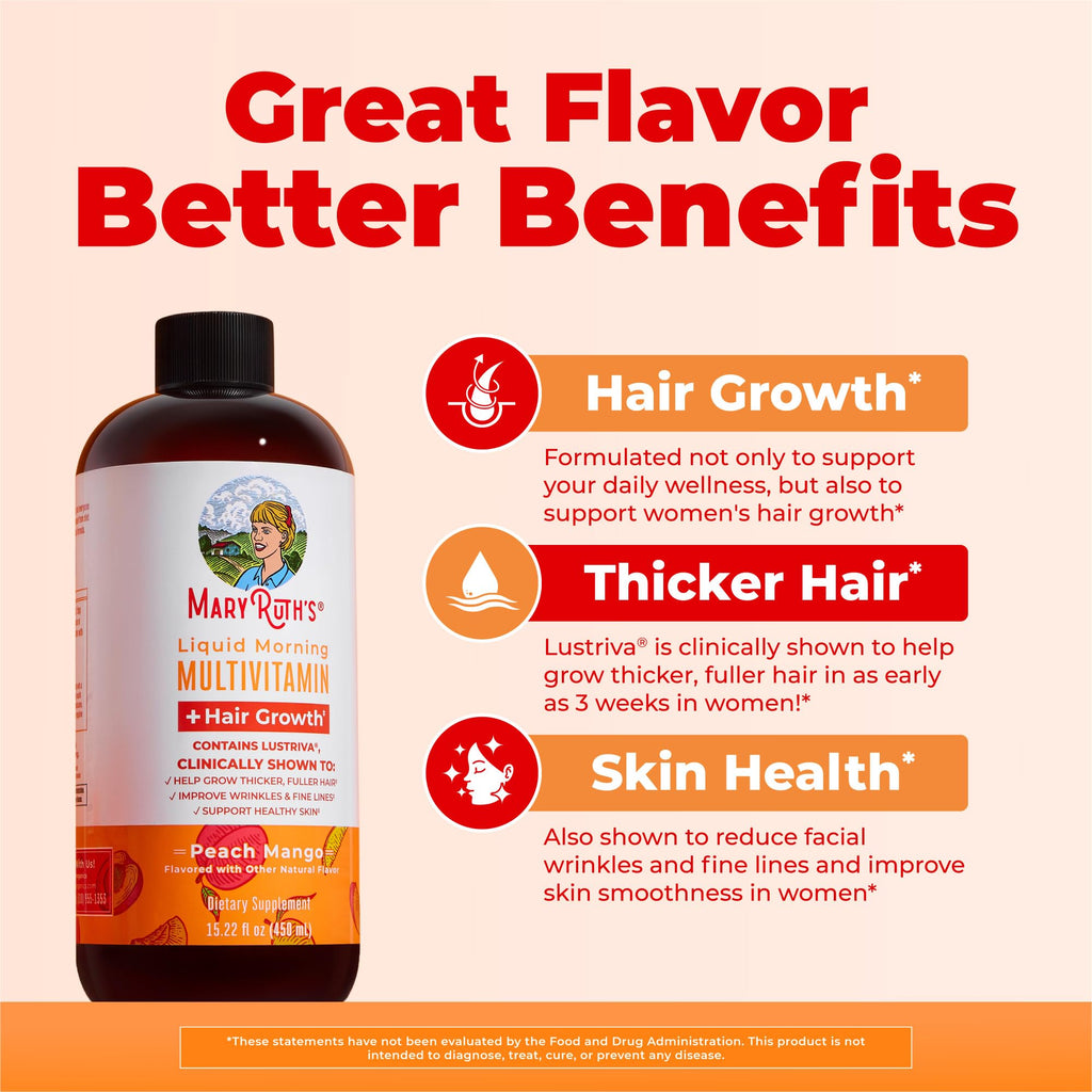 MaryRuths Liquid Multivitamin + Hair Growth